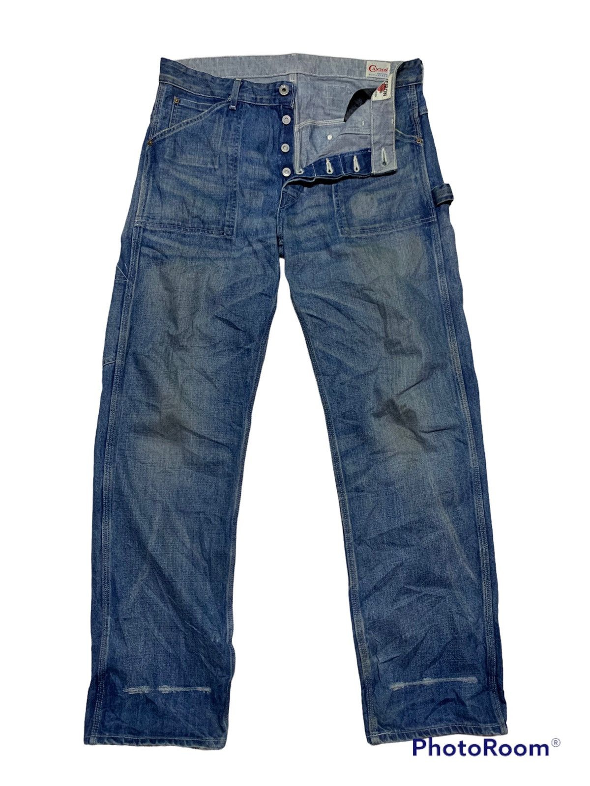 Japanese Brand × Vintage Vintage canton jeans Size US 34 / EU 50 - 1 Thumbnail