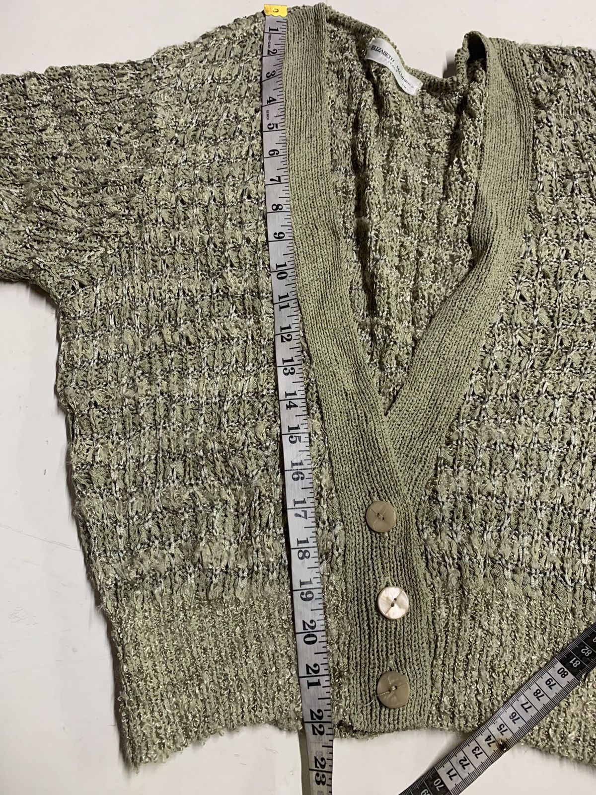 Vintage Cardigan Elizabeth mambrini Italy Size US M / EU 48-50 / 2 - 13 Thumbnail