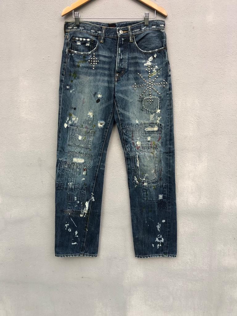 Japanese Brand Jackrose Distressed With Stud