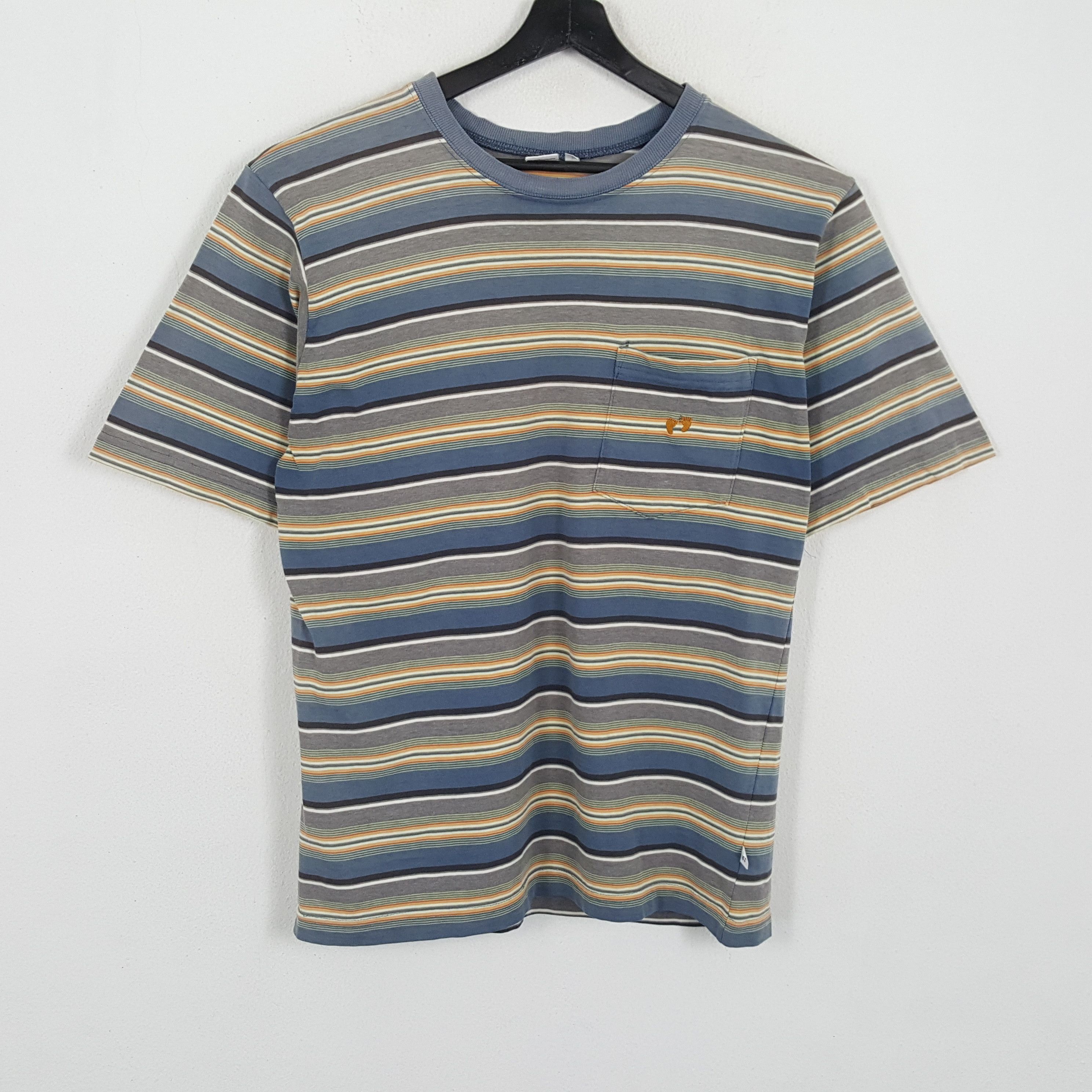 HANG TEN Streetwear Surfing Single Pocket Design Tshirt