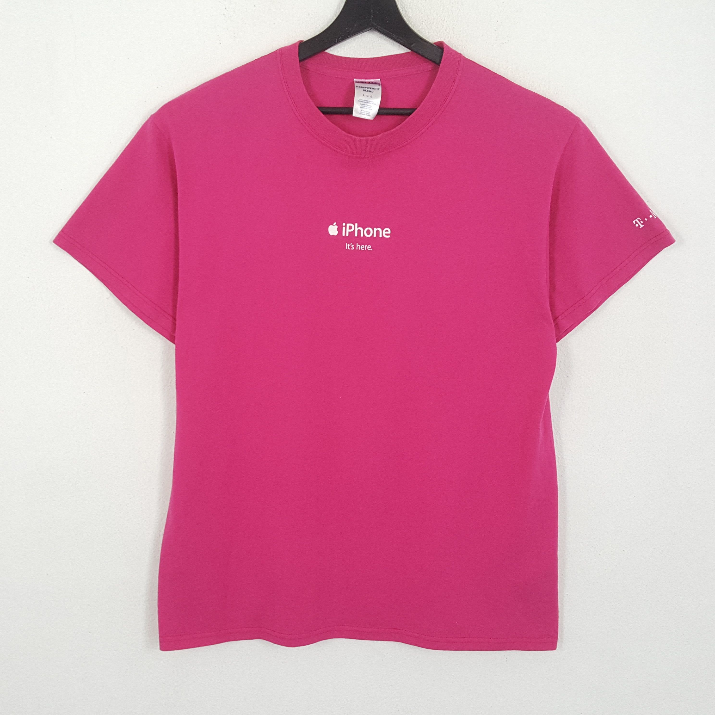 Apple × Vintage APPLE IPHONE Streetwear Small Logo Design Vintage Tshirt Size US L / EU 52-54 / 3 - 1 Thumbnail