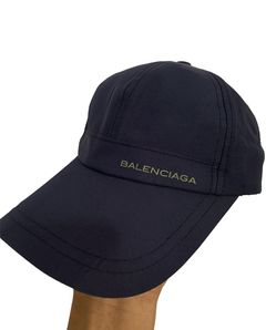 Balenciaga Bb Monogram Cap - Black - Unisex - S - Polyamide