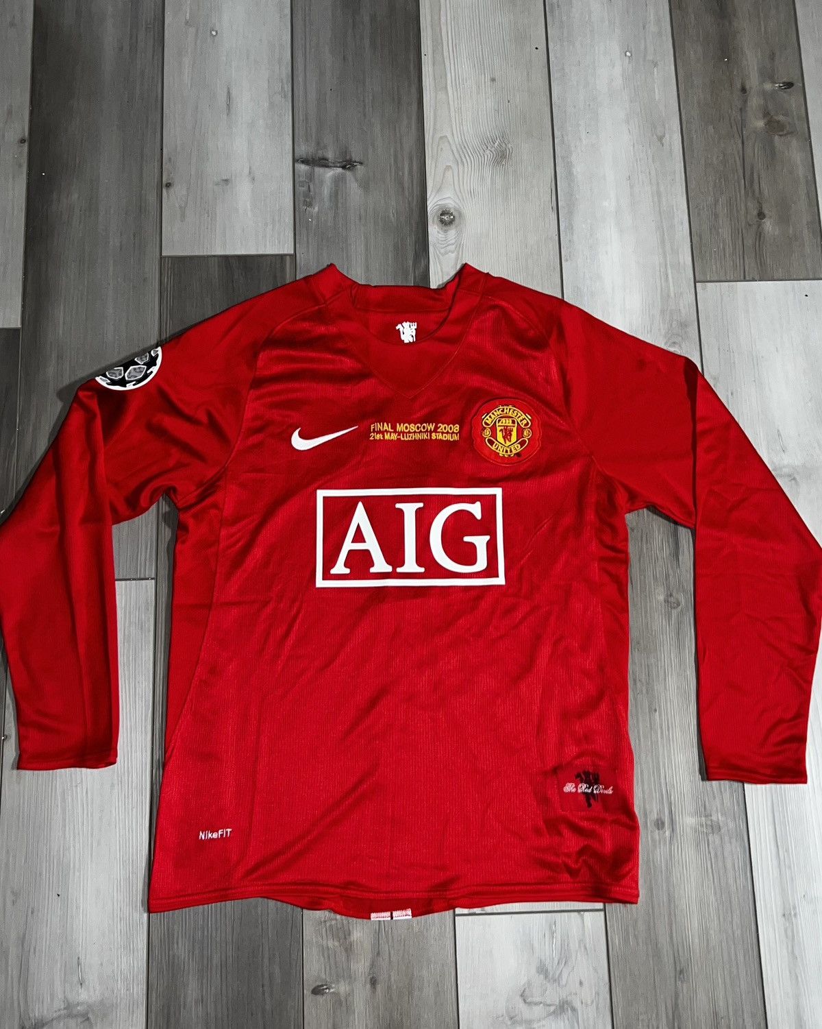 Retro Cristiano Ronaldo 2007/2008 UCL Final Manchester United Nike