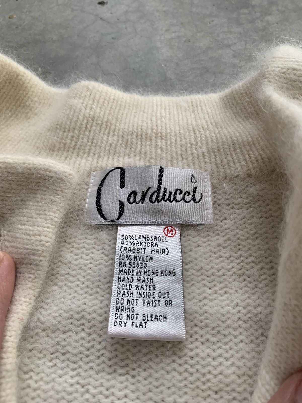 Vintage Vintage 90s Mohair cardigan Carducci Size US M / EU 48-50 / 2 - 5 Thumbnail