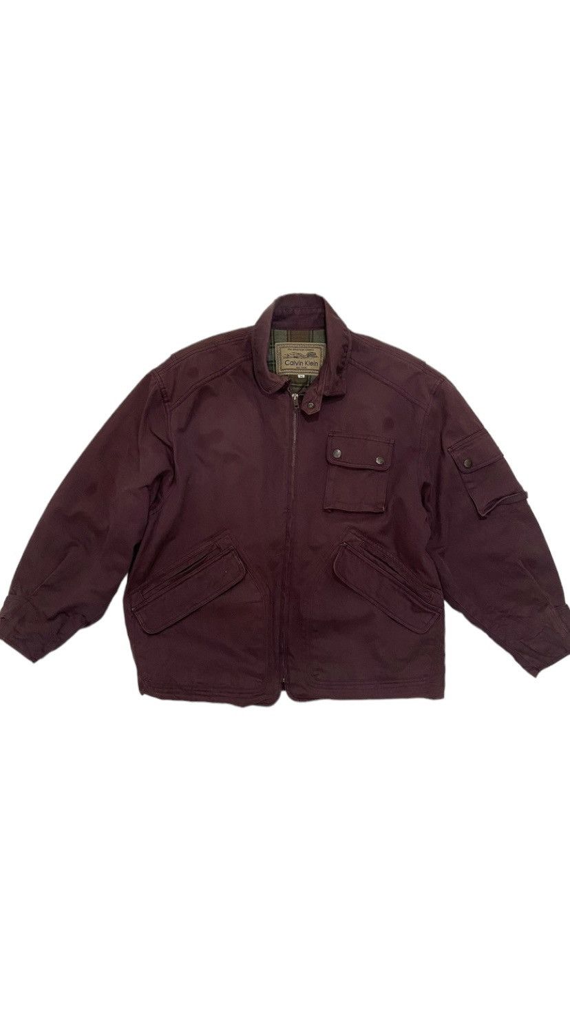 VTG Calvin Klein Utility Cotton Blend Jacket