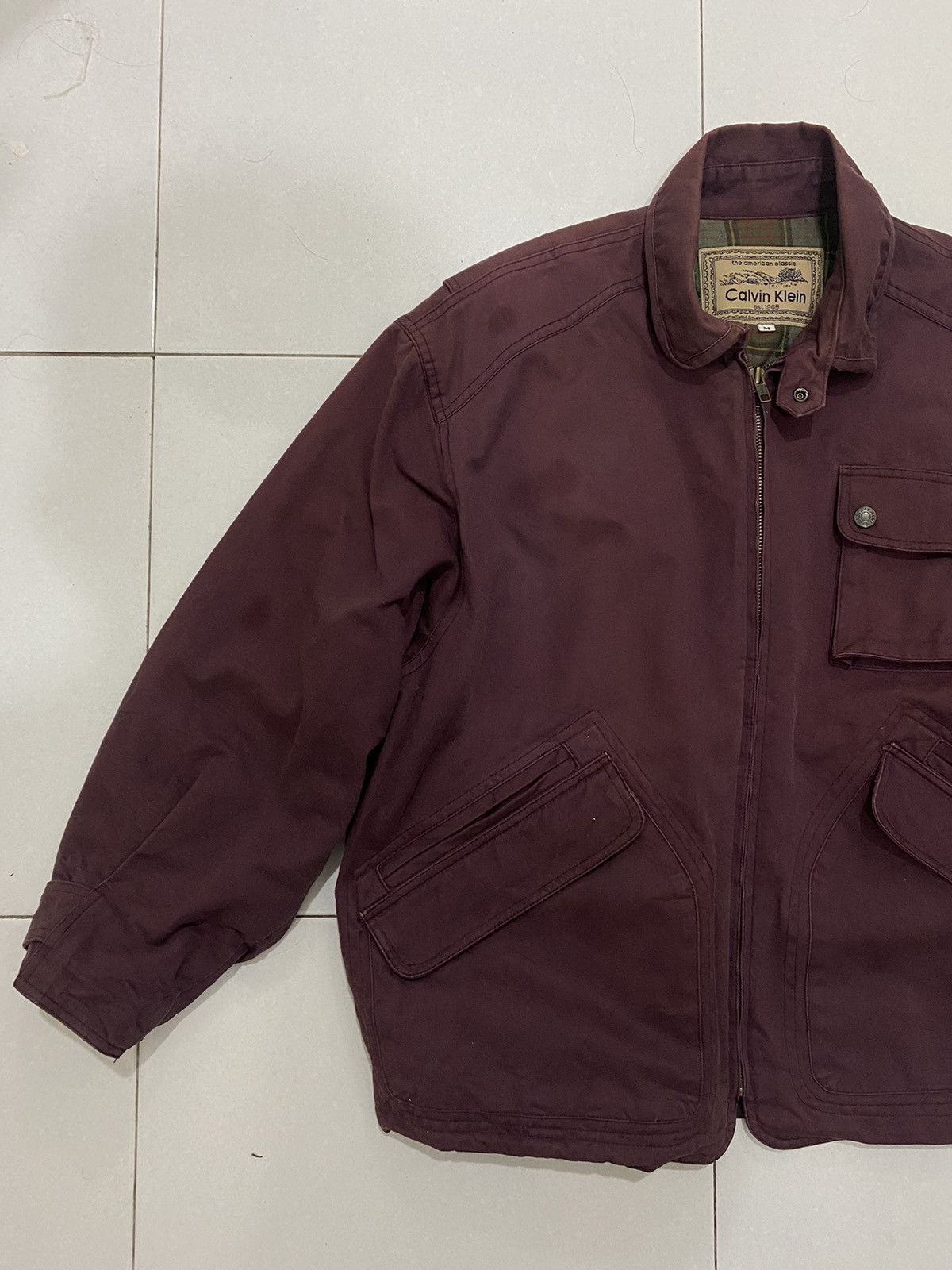 Calvin Klein VTG Calvin Klein Utility Cotton Blend Jacket Size US M / EU 48-50 / 2 - 4 Thumbnail
