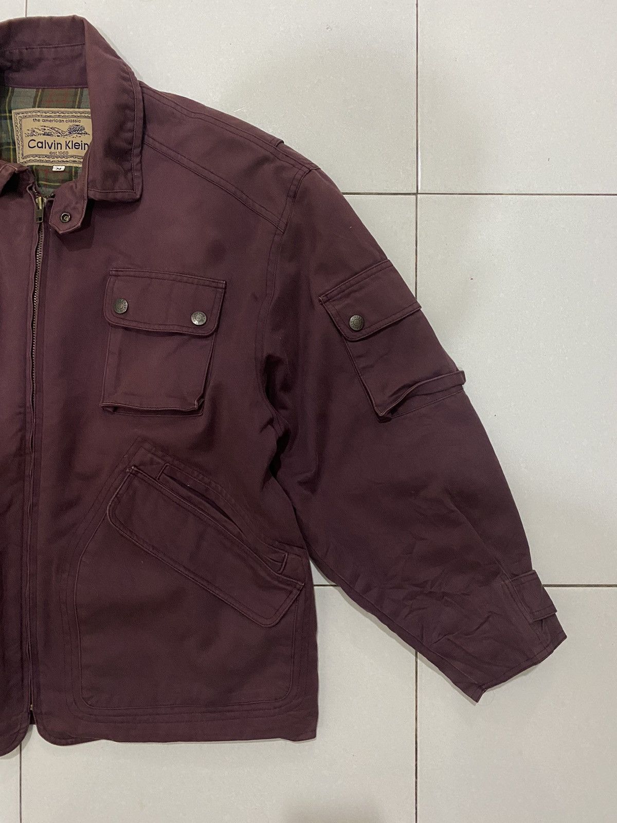 Calvin Klein VTG Calvin Klein Utility Cotton Blend Jacket Size US M / EU 48-50 / 2 - 3 Thumbnail