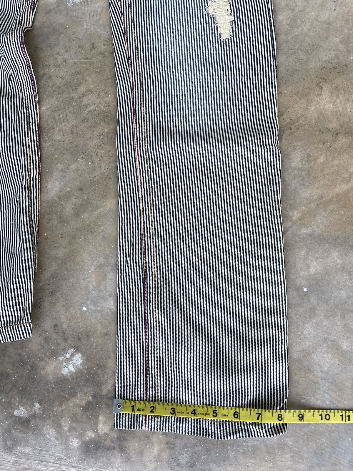 Gotcha Gotcha Hickory stripe surf style denim Size US 31 - 13 Thumbnail
