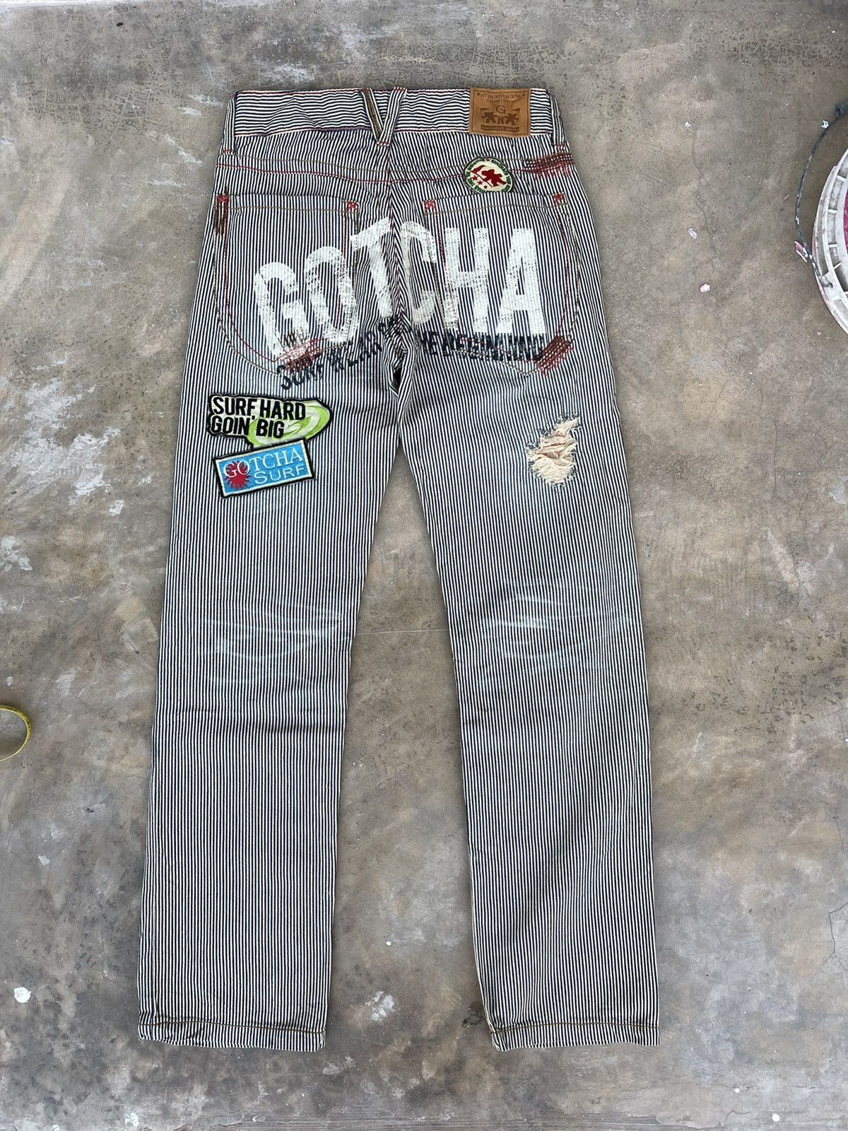 Gotcha Gotcha Hickory stripe surf style denim Size US 31 - 2 Thumbnail