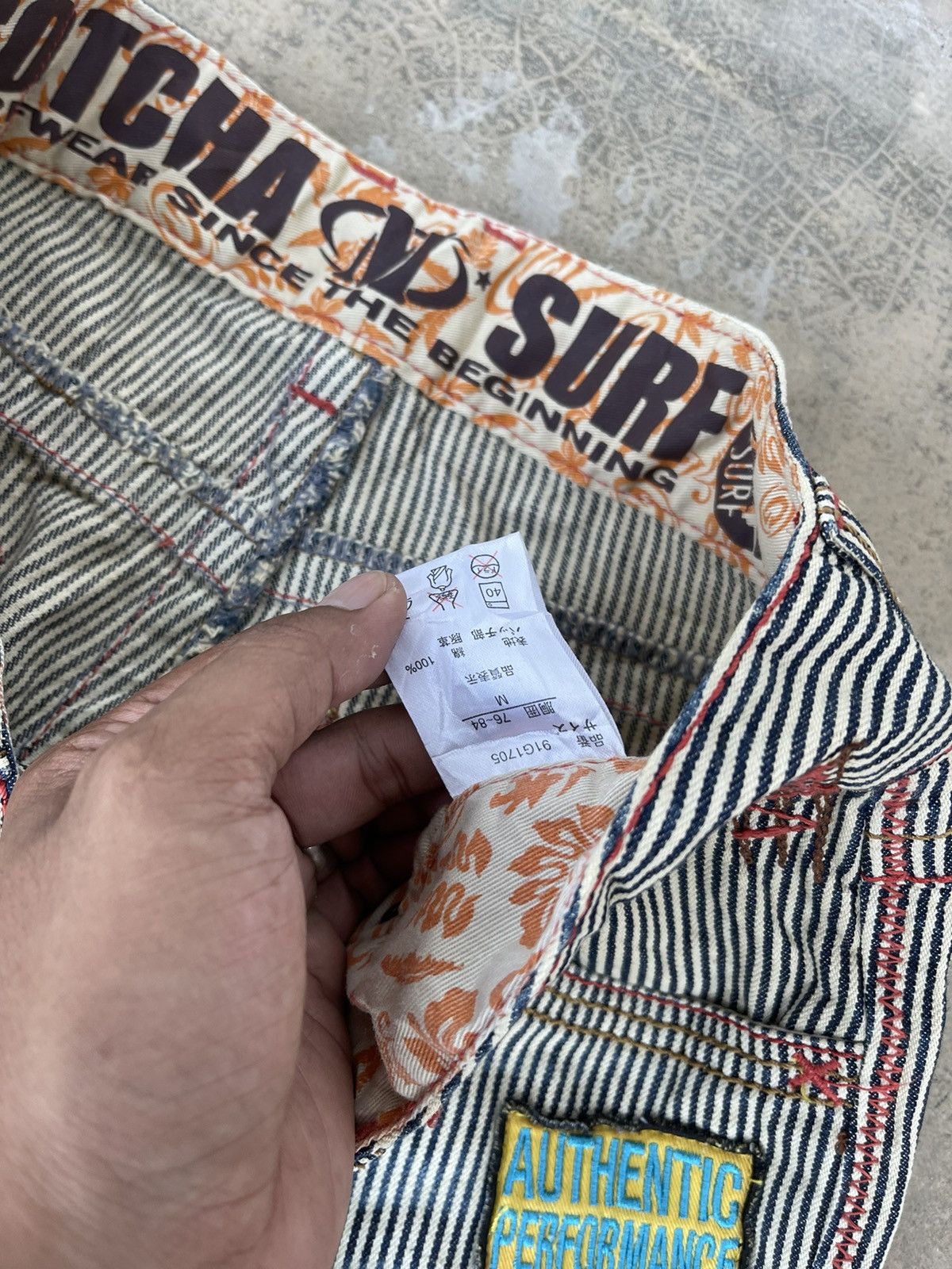 Gotcha Gotcha Hickory stripe surf style denim Size US 31 - 6 Thumbnail