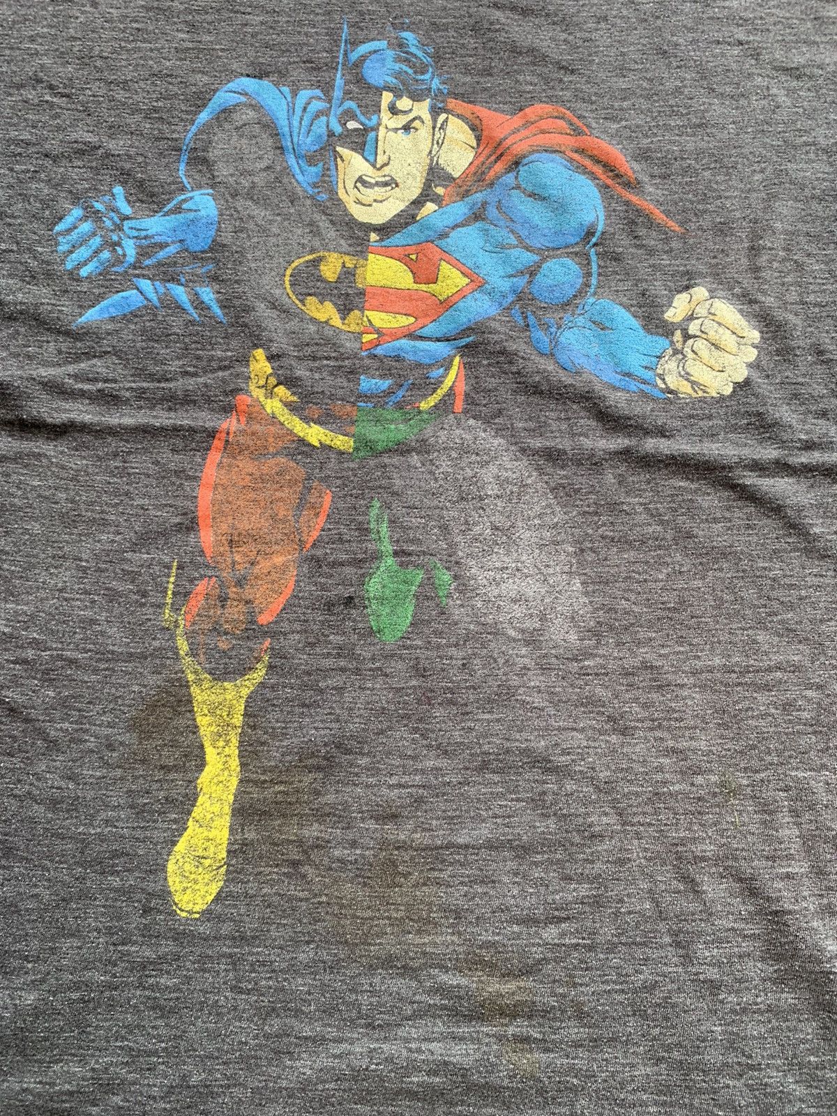 Marvel Comics Vintage Justice League Superman Batman Flash Printed Tshirt Size US L / EU 52-54 / 3 - 2 Thumbnail