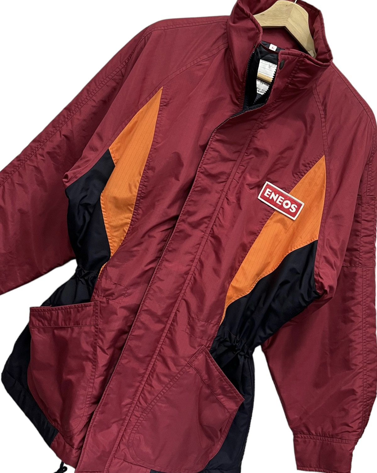 ENEOS Spellout X INITIAL D Poly-Nylon Light Quilted Jacket