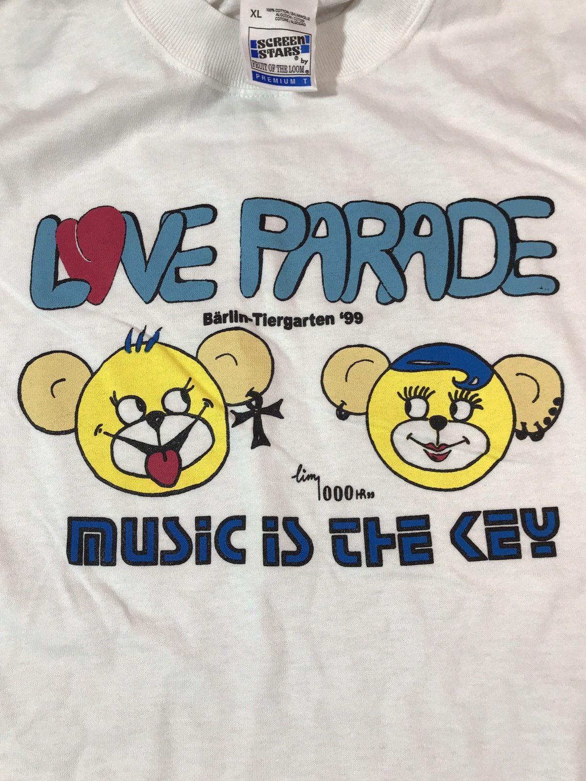 Bannière PVC Berlin Love Parade (Rave The Planet) - 1,5m X 1,5m - Occasion