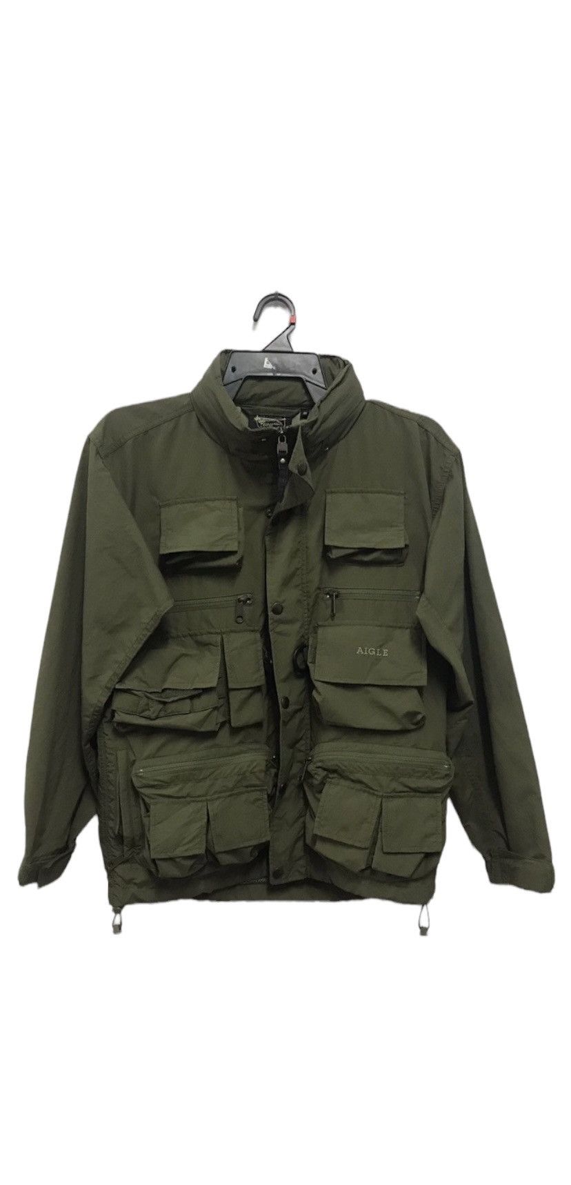 image of Inspired By Wtaps Aigle Utility Jacket in Army Green, Men's (Size Small)