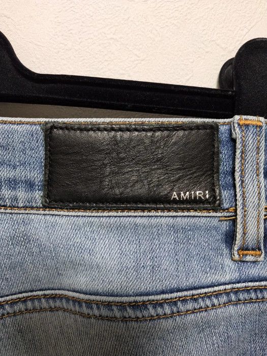 Amiri Rosebowl Indigo Track Jeans Size US 30 / EU 46 - 8 Thumbnail