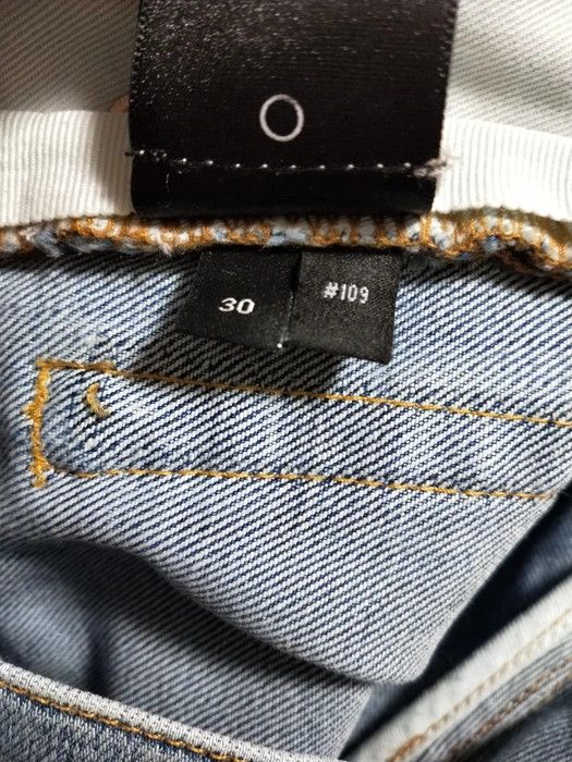 Amiri Rosebowl Indigo Track Jeans Size US 30 / EU 46 - 10 Thumbnail