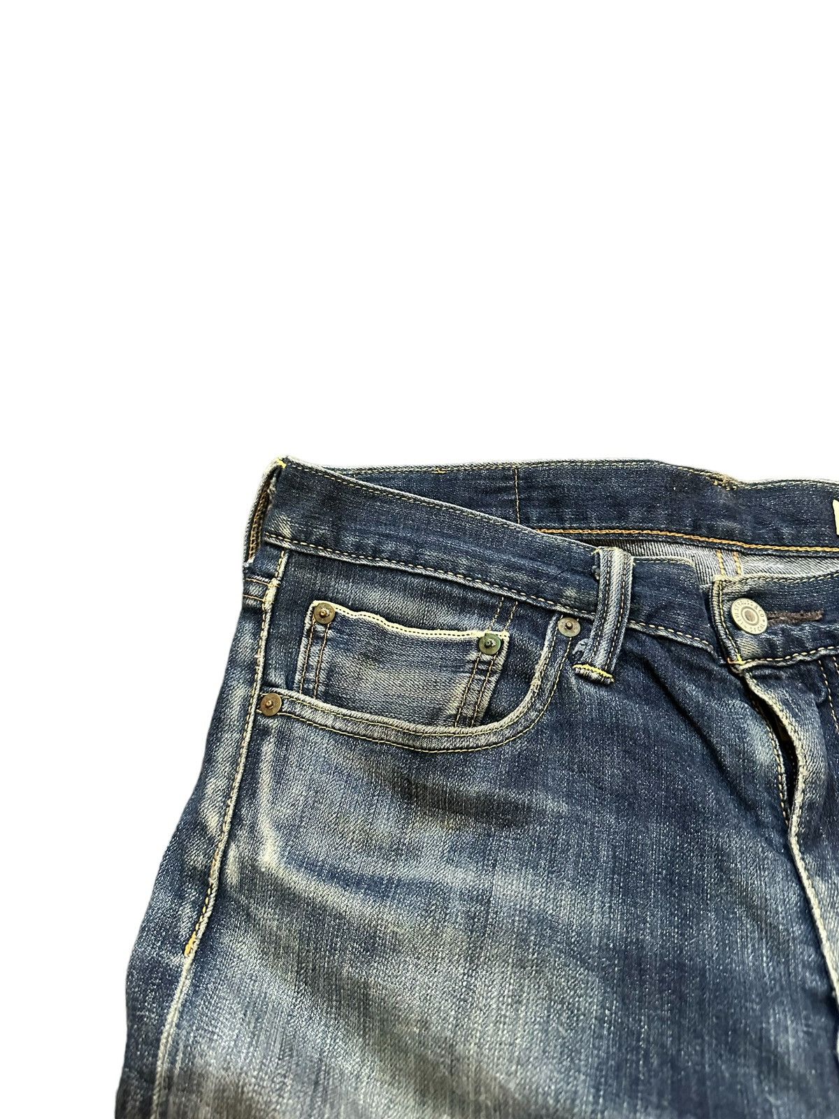 Levi's levis 511 distress denim selvedge Size US 33 - 9 Thumbnail