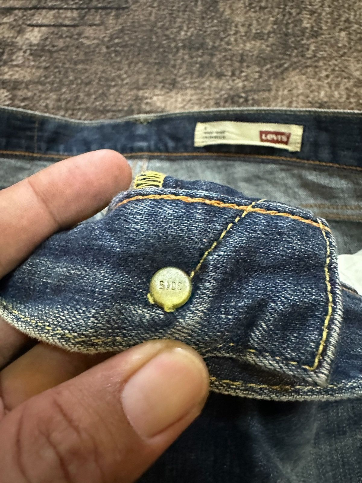 Levi's levis 511 distress denim selvedge Size US 33 - 7 Thumbnail