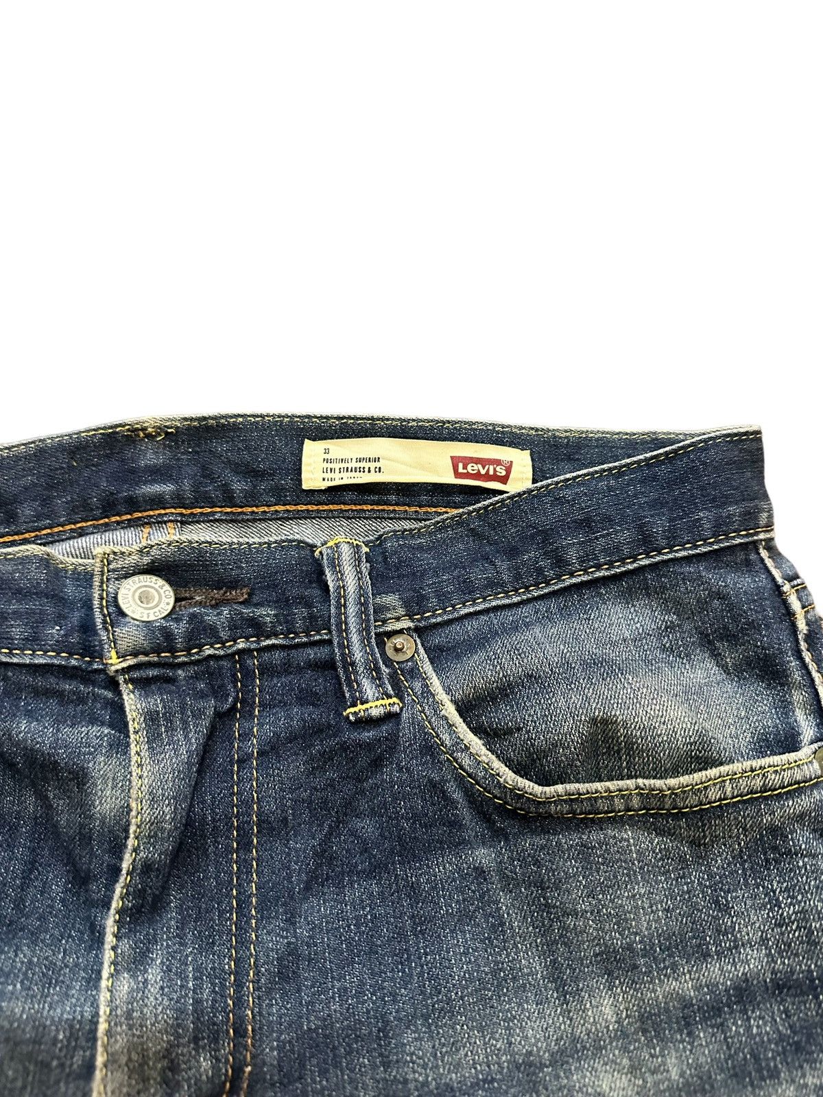 Levi's levis 511 distress denim selvedge Size US 33 - 5 Thumbnail