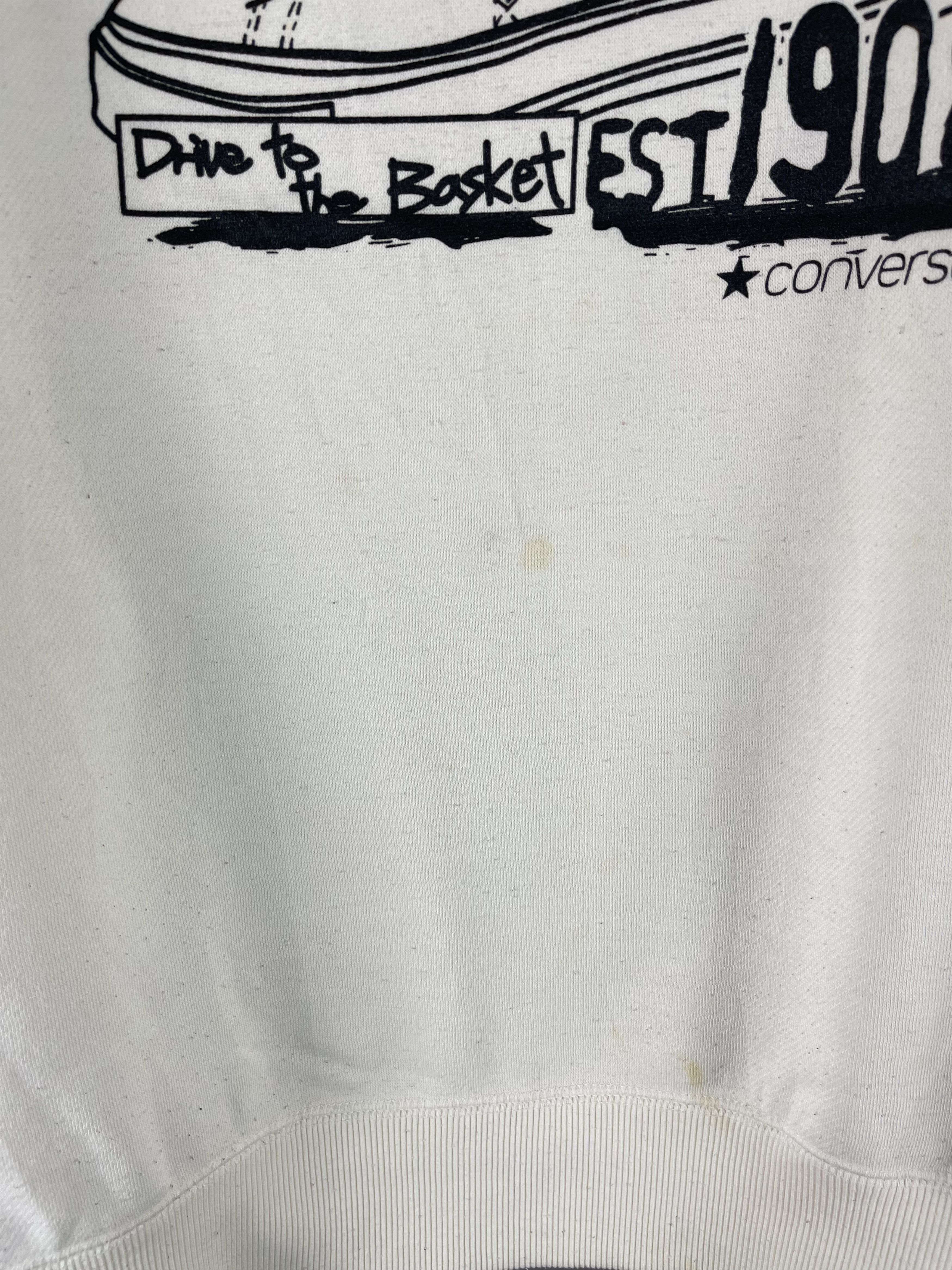 Converse × Vintage Converse All Star Shoes Big Logo Sweatshirt Size US S / EU 44-46 / 1 - 4 Thumbnail