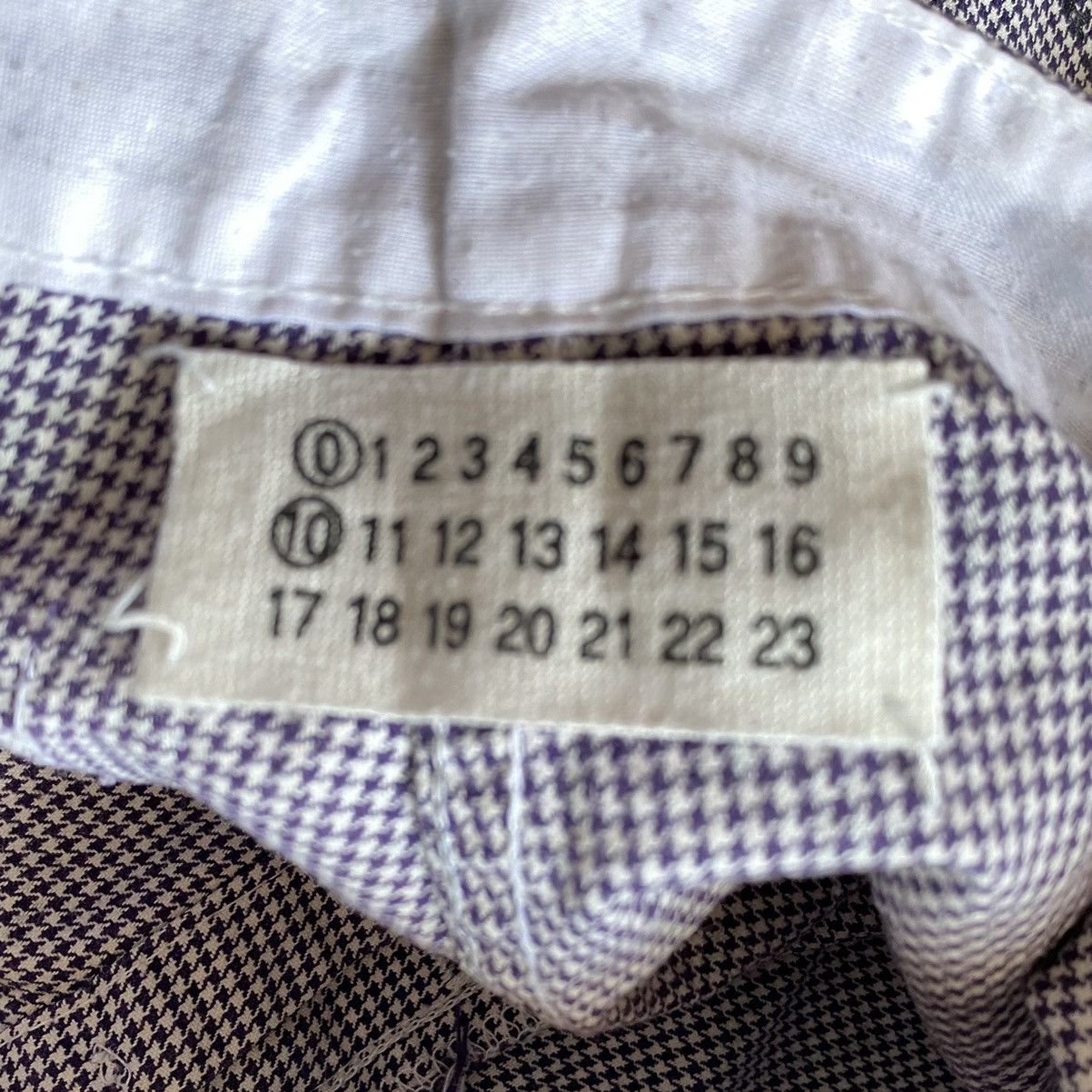 Maison Margiela (0)(10) Artisanal SS01 Houndstooth Size US 30 / EU 46 - 3 Thumbnail
