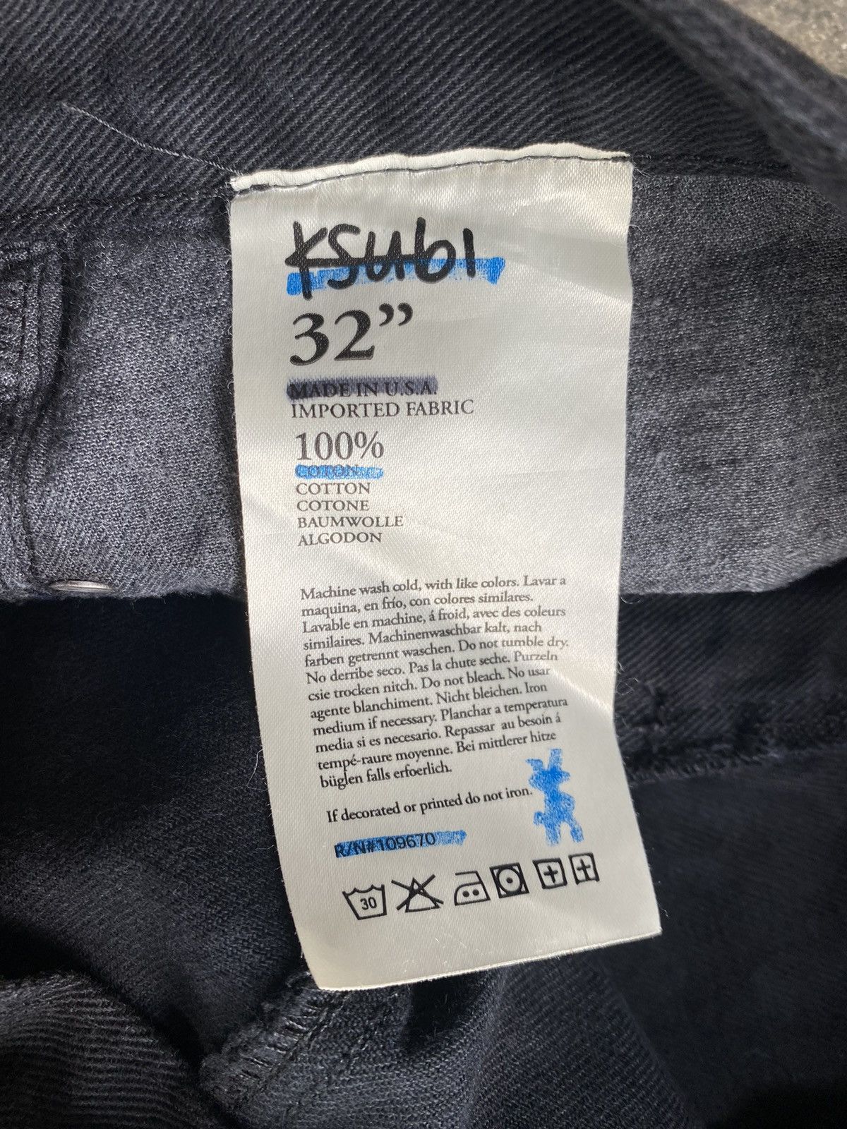 Ksubi Ksubi Black Jeans Size US 33 - 8 Thumbnail