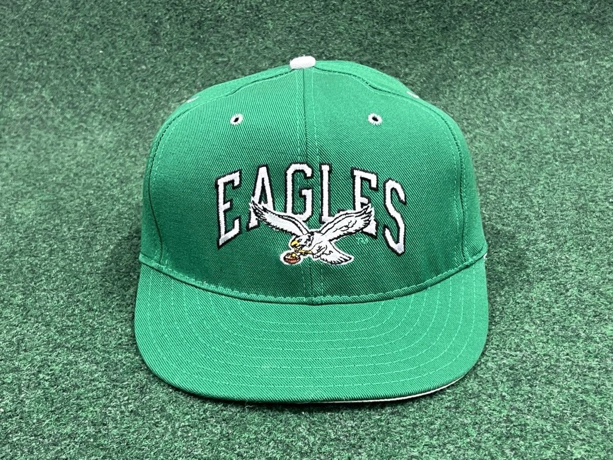 Throwback Philly Eagles Snapback, Retro Eagles Logo Corduroy Kelly Green  Hat