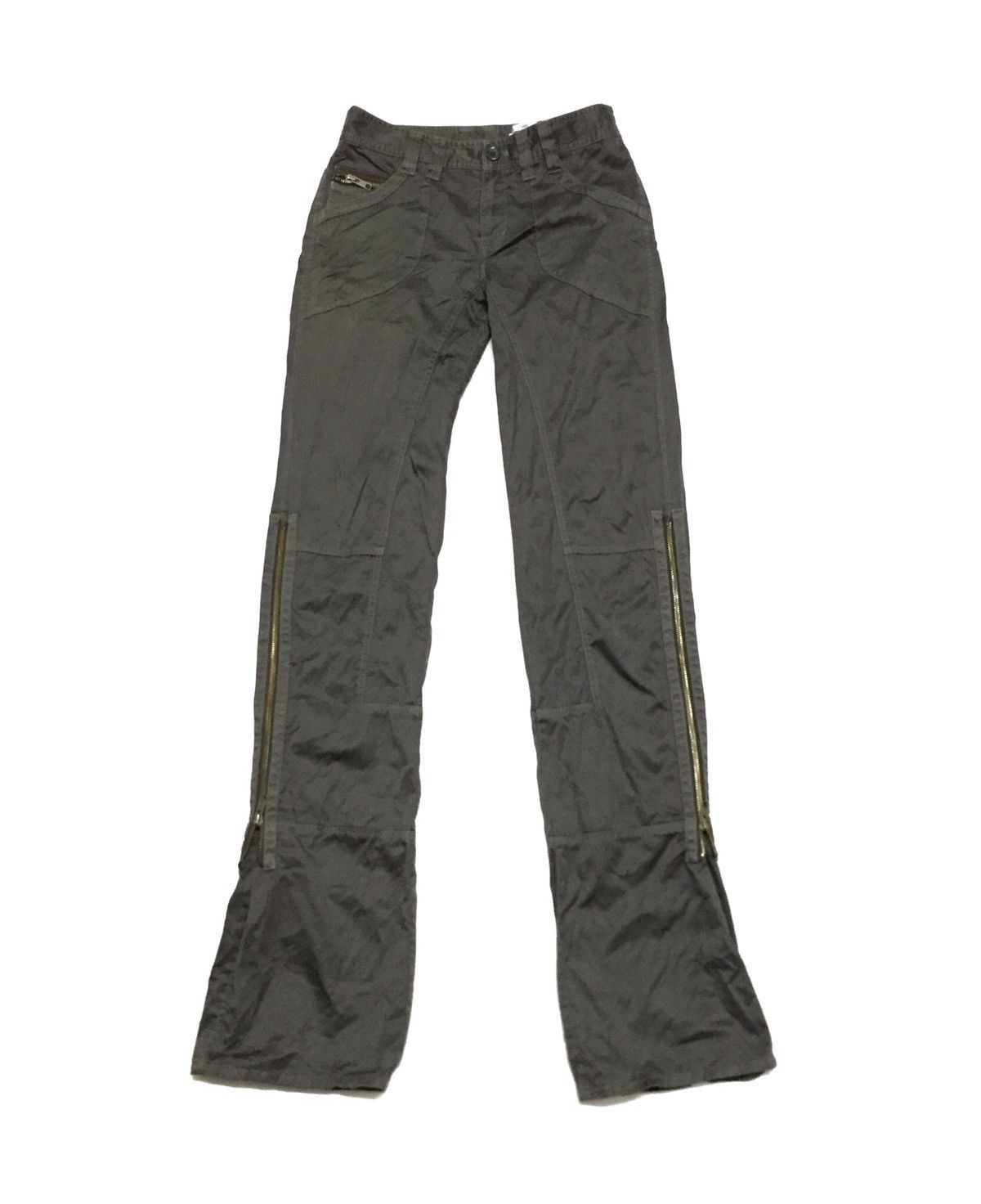 Hypebeast Archive japanese designer zipper bondages parachute pants Size US 27 - 1 Thumbnail