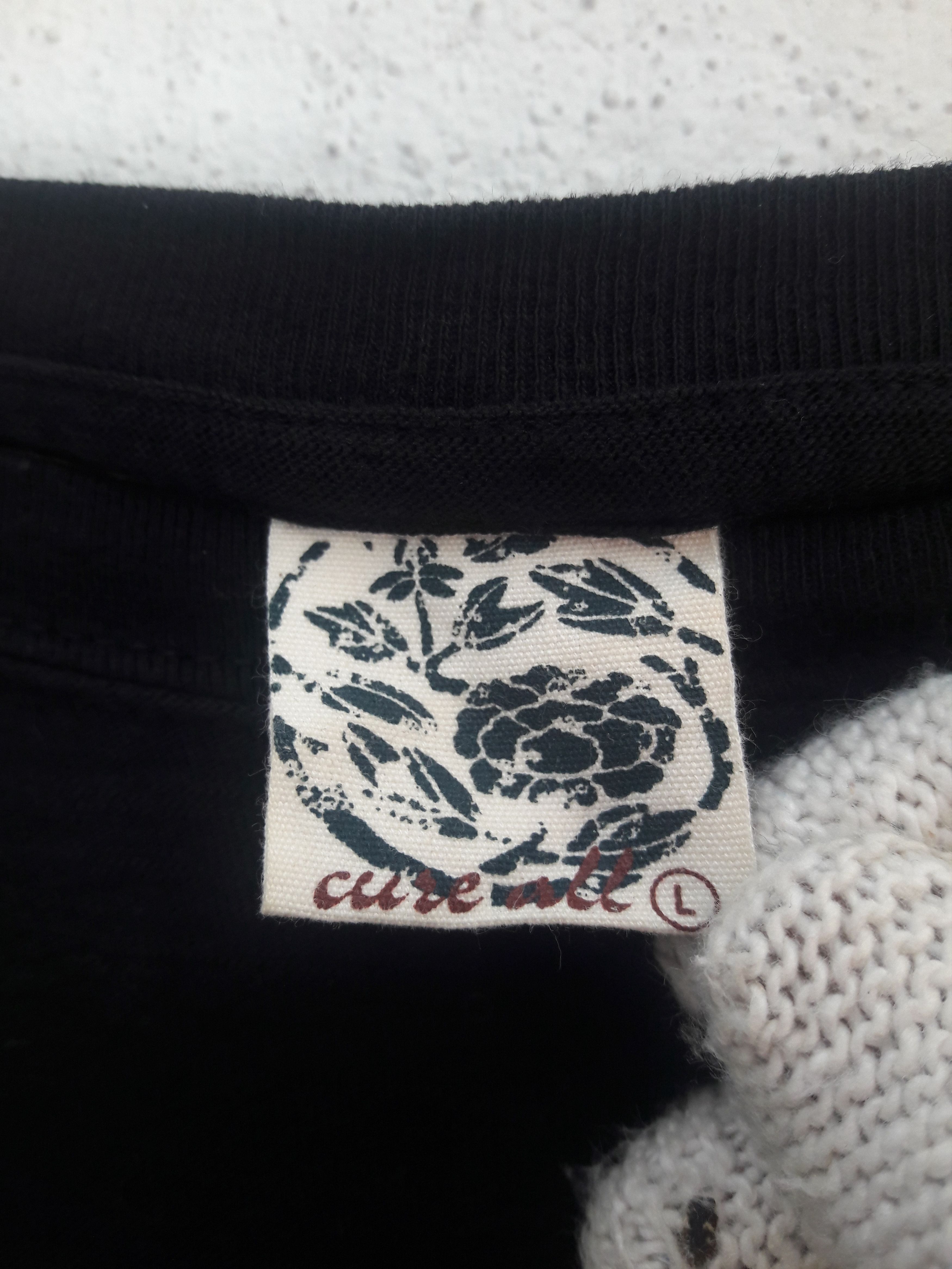 Japanese Brand Sukajan Japan Dragon Embroidery Longsleeves Tee Size US L / EU 52-54 / 3 - 4 Thumbnail