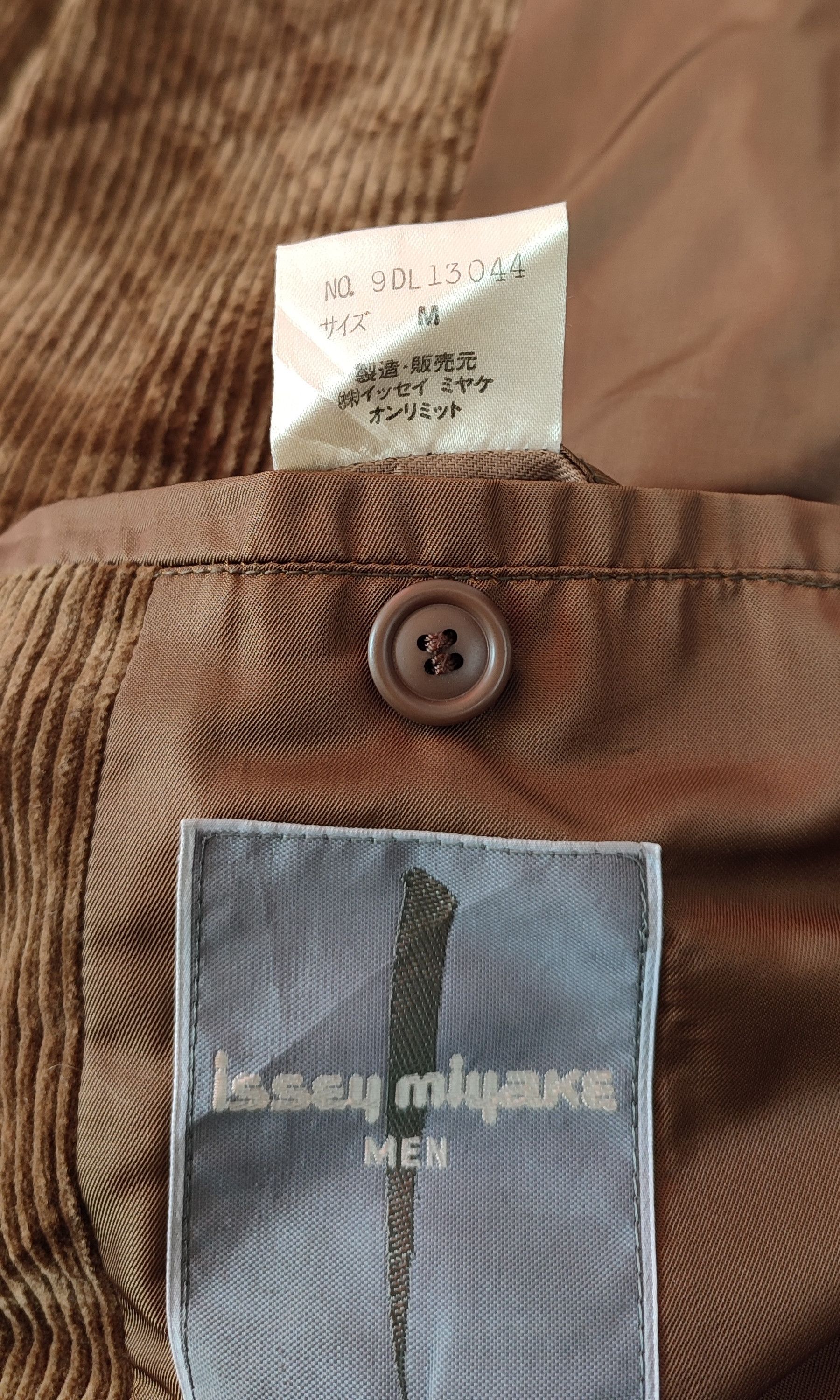 Hai Sporting Gear × Issey Miyake × Tsumori Chisato 🔥OFFER🔥Issey Miyake Men Coudroy Denim Jacket Size US M / EU 48-50 / 2 - 5 Thumbnail
