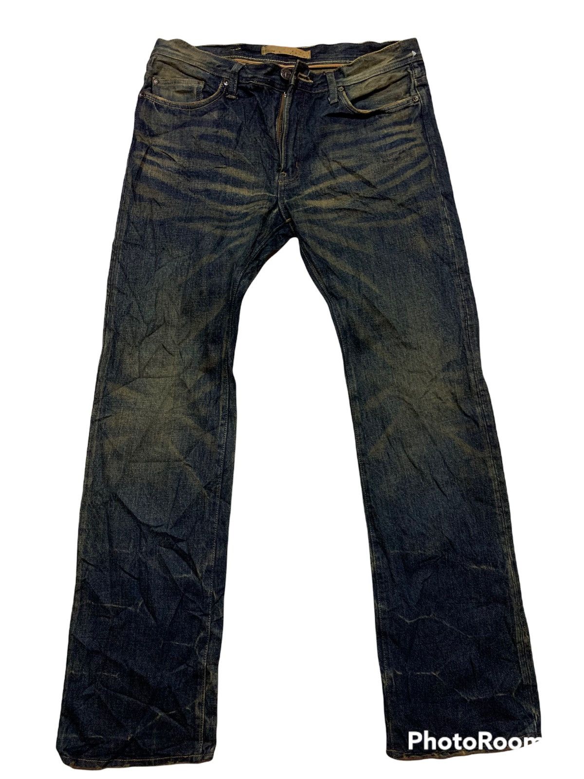 Japanese Brand Vintage Denim Craft Distressed Denim Jeans Size US 34 / EU 50 - 3 Thumbnail