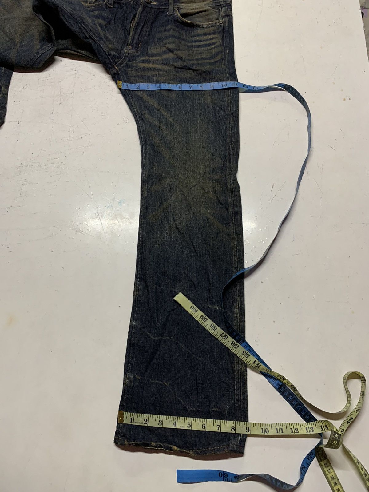 Japanese Brand Vintage Denim Craft Distressed Denim Jeans Size US 34 / EU 50 - 18 Thumbnail