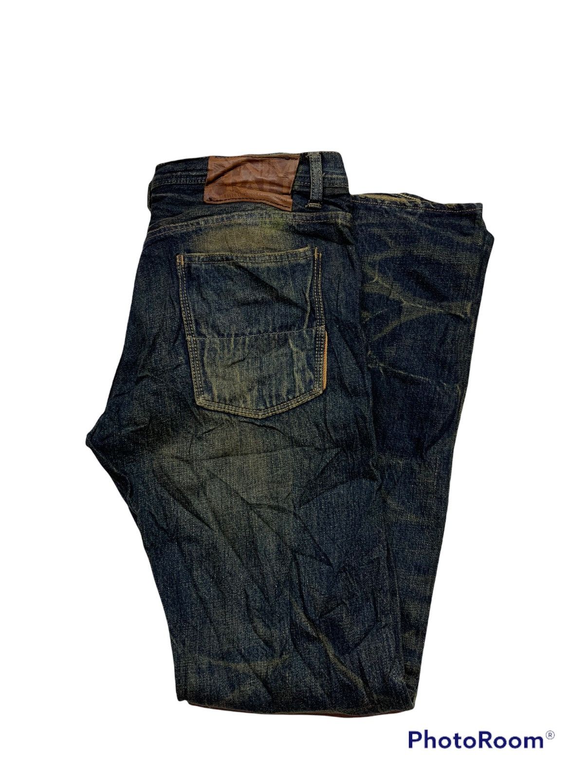 Japanese Brand Vintage Denim Craft Distressed Denim Jeans Size US 34 / EU 50 - 9 Thumbnail