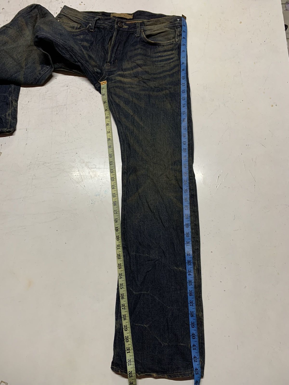 Japanese Brand Vintage Denim Craft Distressed Denim Jeans Size US 34 / EU 50 - 17 Thumbnail