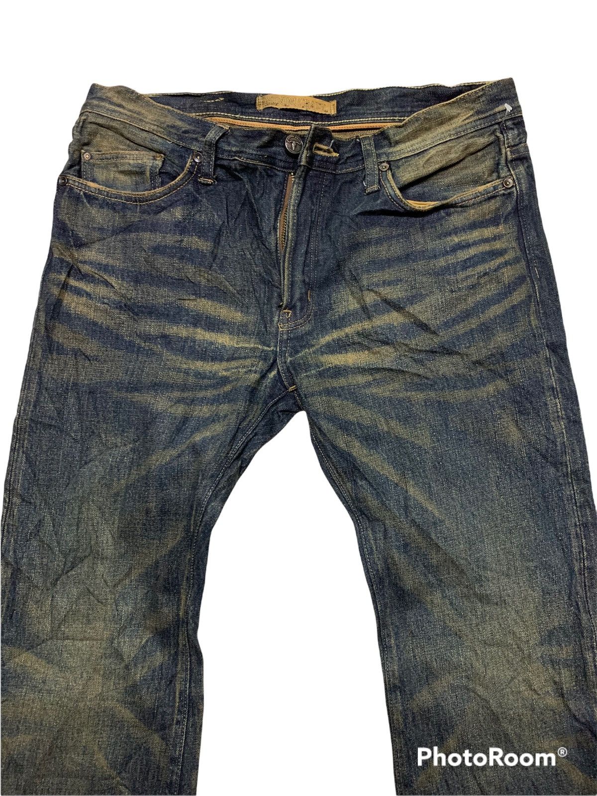 Japanese Brand Vintage Denim Craft Distressed Denim Jeans Size US 34 / EU 50 - 6 Thumbnail