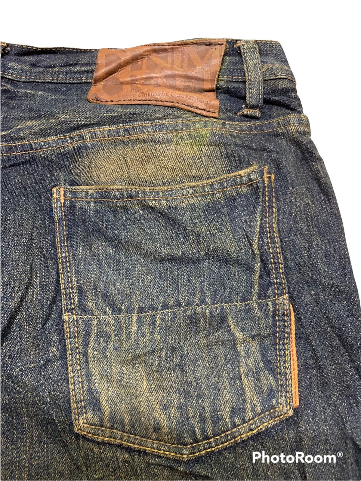 Japanese Brand Vintage Denim Craft Distressed Denim Jeans Size US 34 / EU 50 - 5 Thumbnail