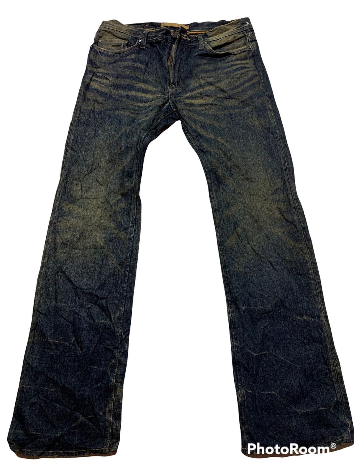 Japanese Brand Vintage Denim Craft Distressed Denim Jeans Size US 34 / EU 50 - 2 Thumbnail