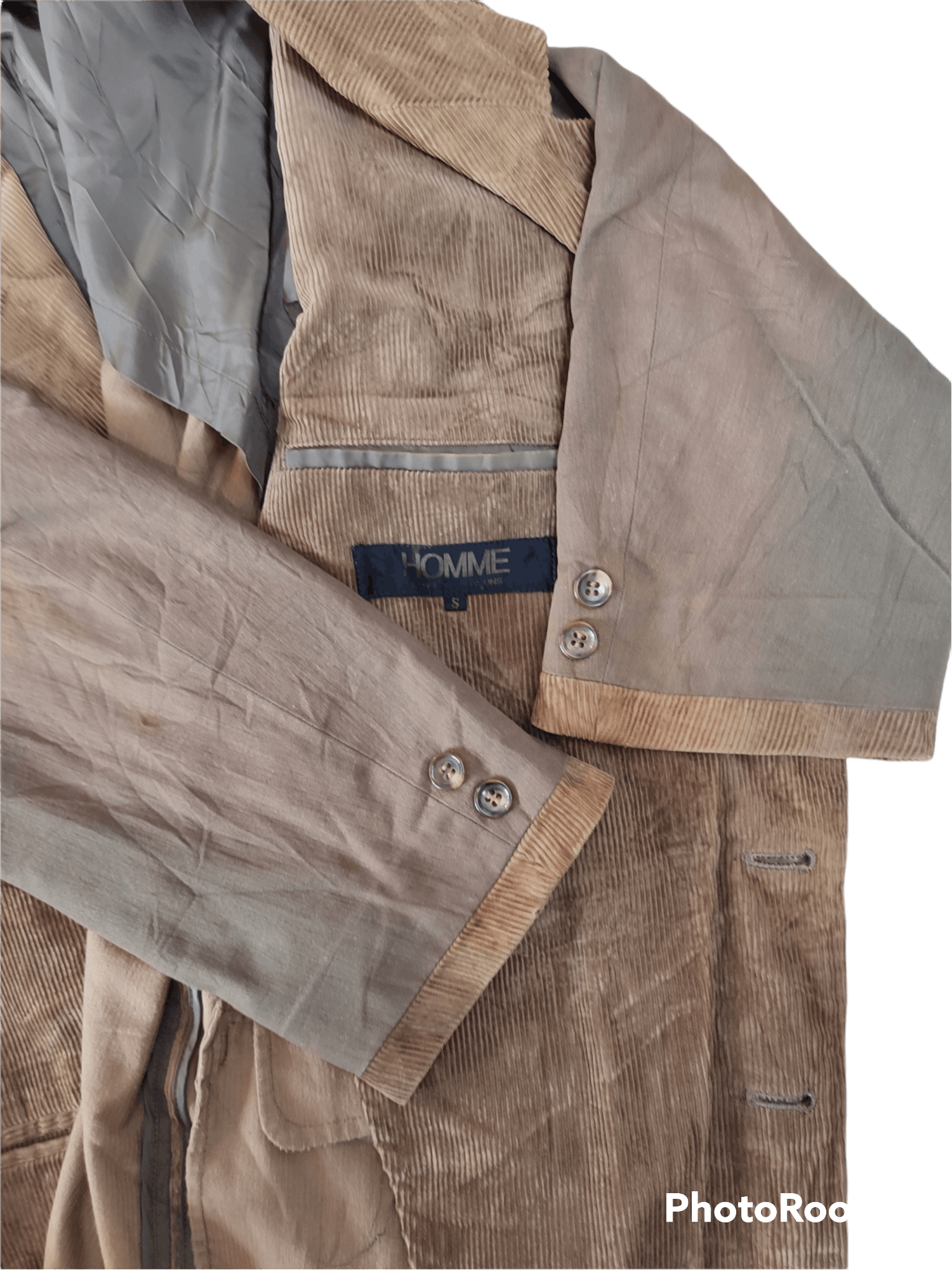 Comme des Garcons × Comme des Garcons Homme Plus Comme Des Garcons Coudroy Denim Jacket Size US S / EU 44-46 / 1 - 6 Thumbnail
