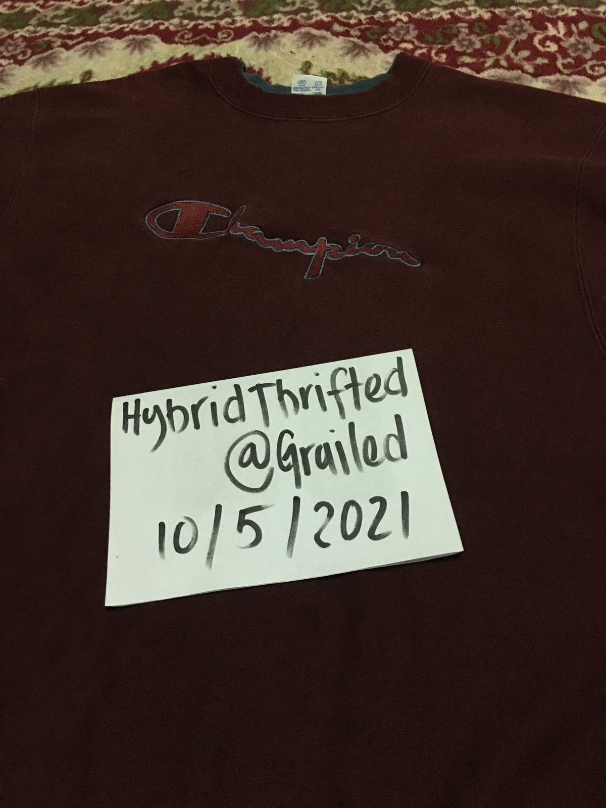 Champion VINTAGE CHAMPION REVERSE WEAVE SPELLOUT SWEATSHIRT Size US XL / EU 56 / 4 - 13 Thumbnail