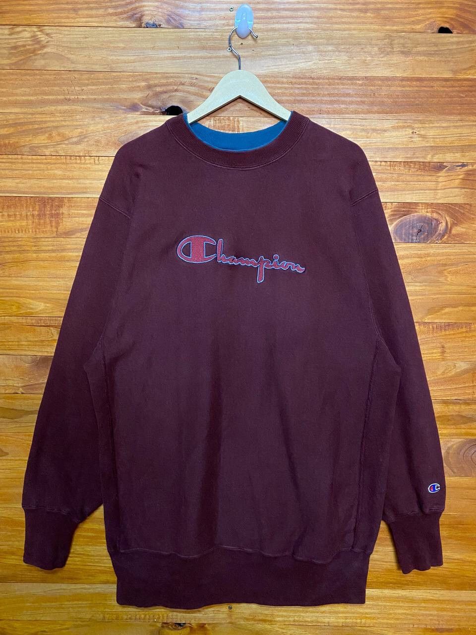 Champion VINTAGE CHAMPION REVERSE WEAVE SPELLOUT SWEATSHIRT Size US XL / EU 56 / 4 - 1 Thumbnail