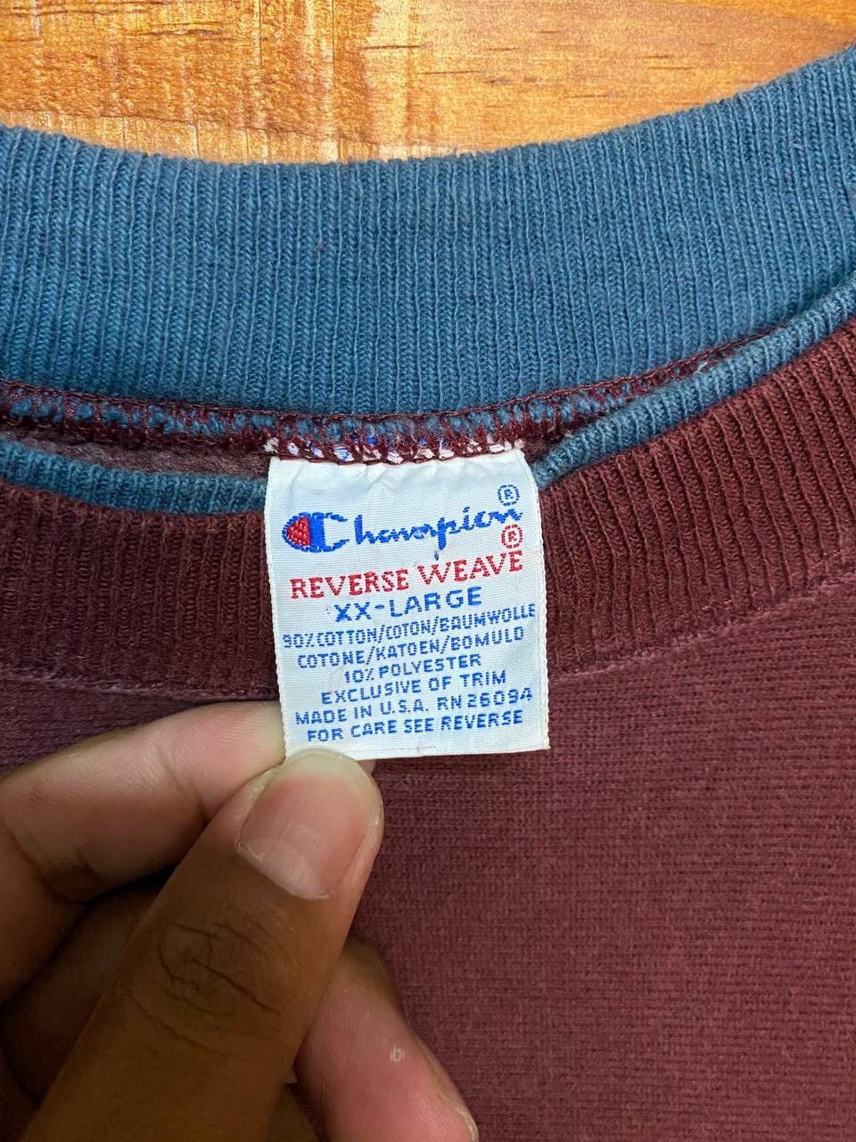 Champion VINTAGE CHAMPION REVERSE WEAVE SPELLOUT SWEATSHIRT Size US XL / EU 56 / 4 - 8 Thumbnail