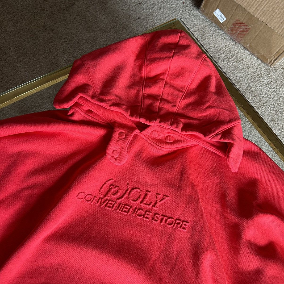 Other BRiGHT RED (p)OLY 5000 CONVENiENCE STORE BOXiNG HOODiE Size US XL / EU 56 / 4 - 15 Thumbnail