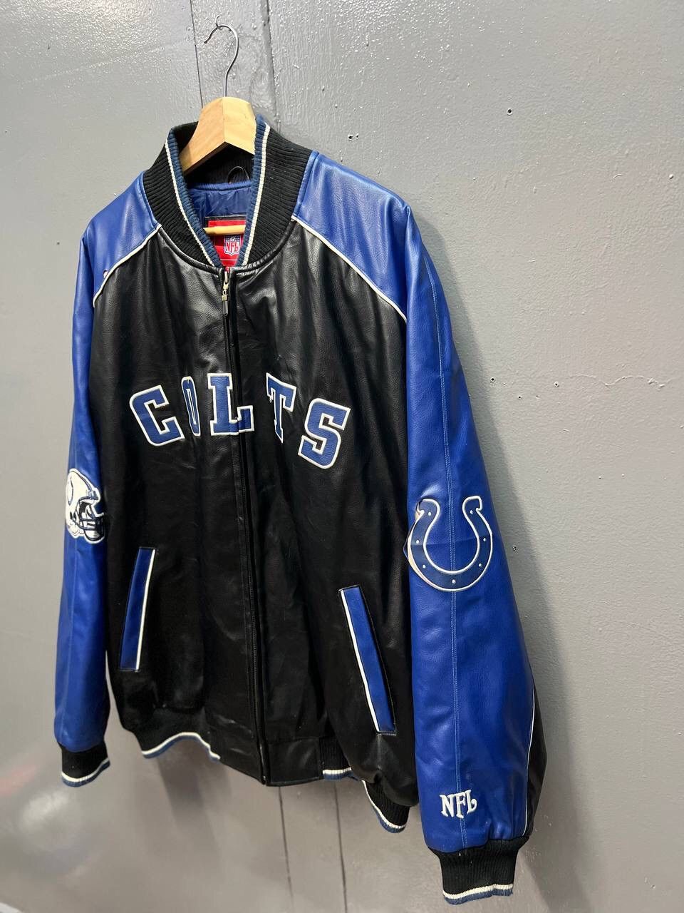 NFL NFL COLTS AMERICAN SPORT JACKET Size US XL / EU 56 / 4 - 3 Thumbnail