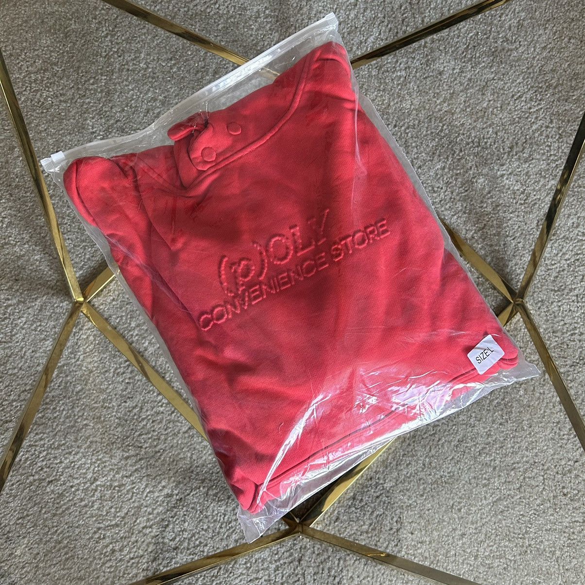 Other BRiGHT RED (p)OLY 5000 CONVENiENCE STORE BOXiNG HOODiE Size US L / EU 52-54 / 3 - 14 Thumbnail