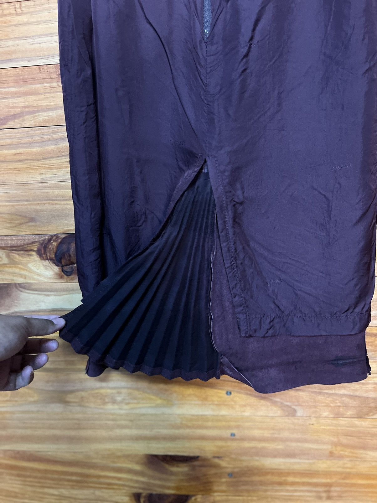 Loewe ARCHIVE🔥LOEWE LEATHER SKIRT Size 24" / US 00 / IT 34 - 14 Thumbnail