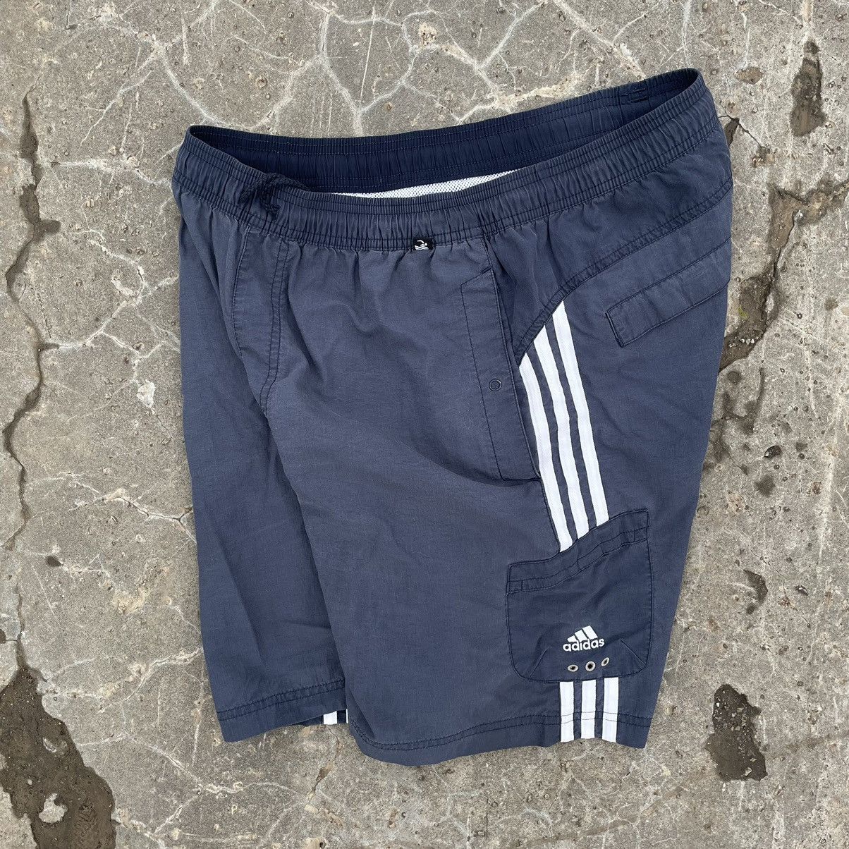 Hypebeast Vintage Adidas Shorts Swimwear Size M 90s Streetwear Size US 34 / EU 50 - 1 Thumbnail