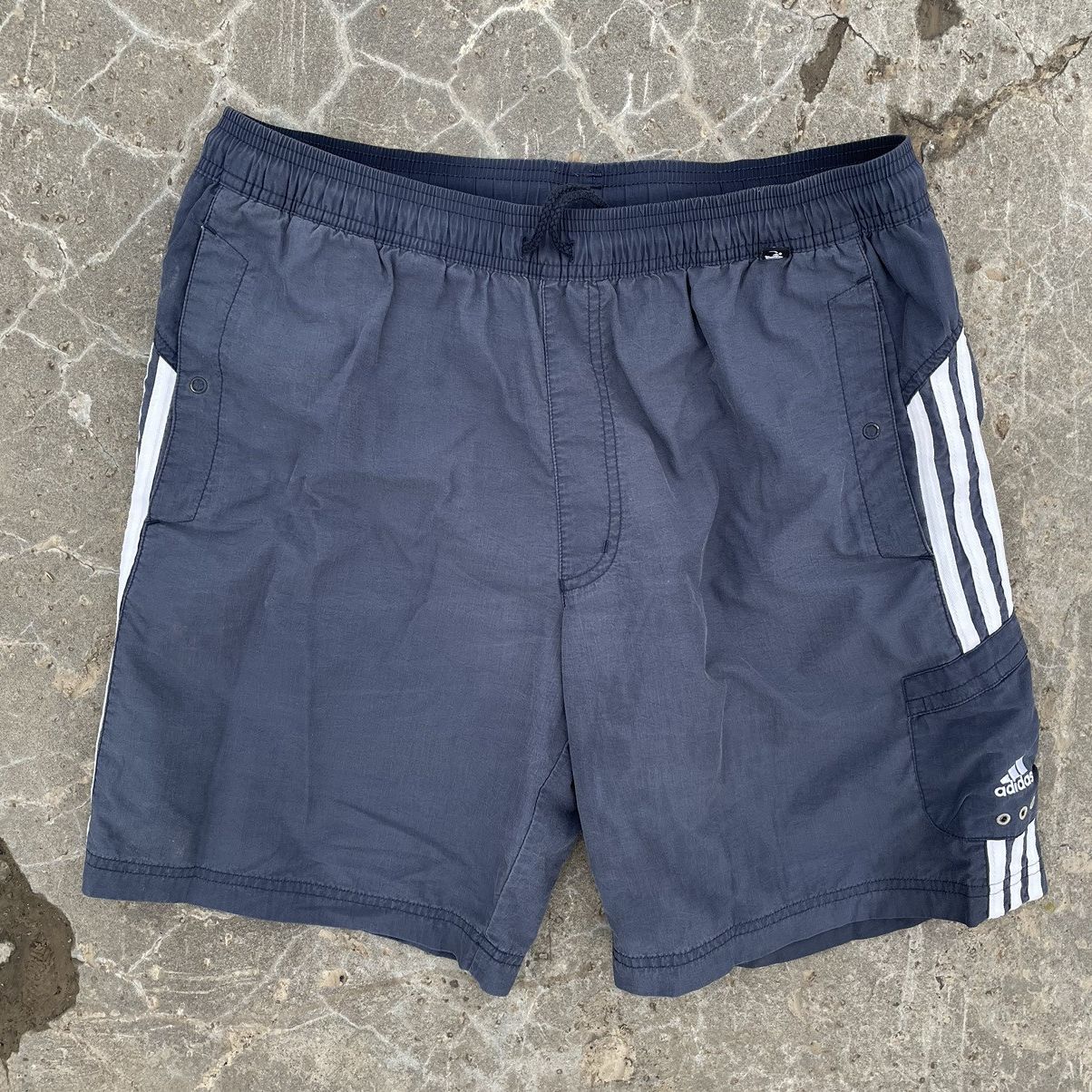Hypebeast Vintage Adidas Shorts Swimwear Size M 90s Streetwear Size US 34 / EU 50 - 2 Thumbnail