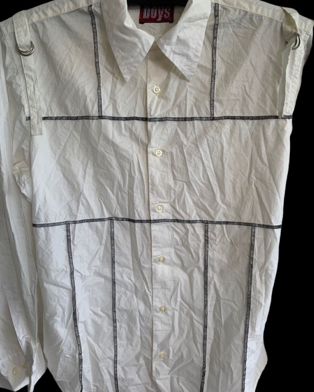 Japanese Brand Vintage Batsu Boys Parachute Shirt Like Seditionaries Size US M / EU 48-50 / 2 - 8 Thumbnail