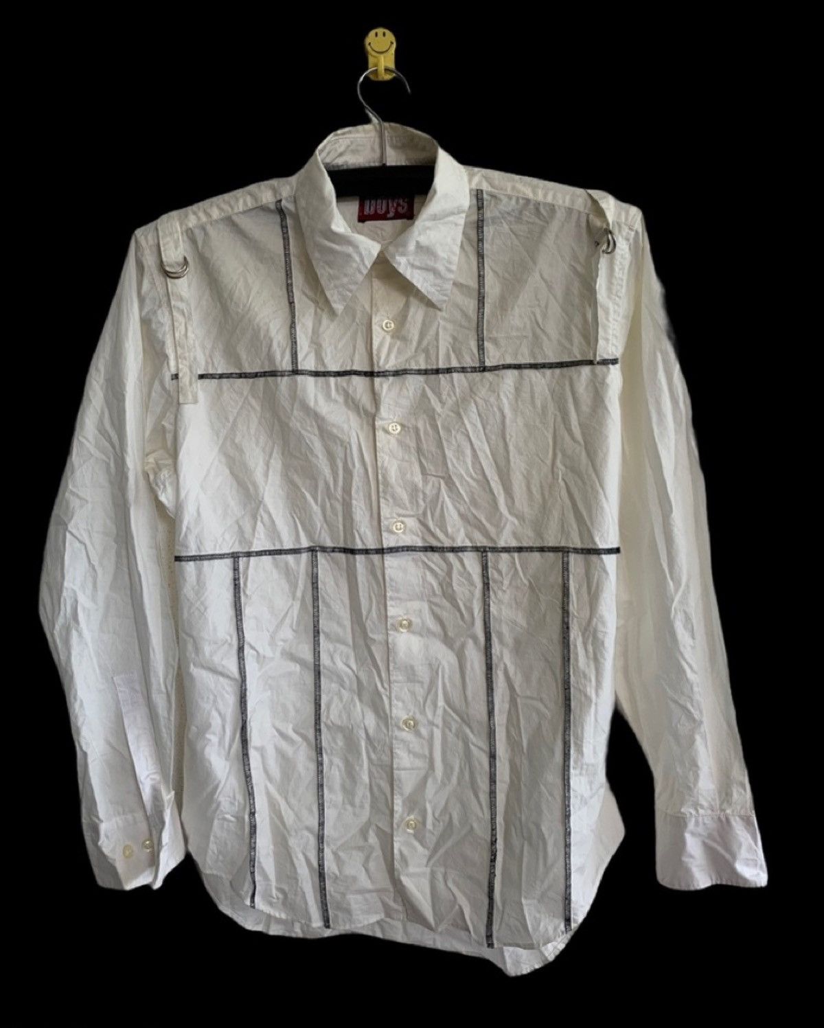 Japanese Brand Vintage Batsu Boys Parachute Shirt Like Seditionaries Size US M / EU 48-50 / 2 - 2 Thumbnail