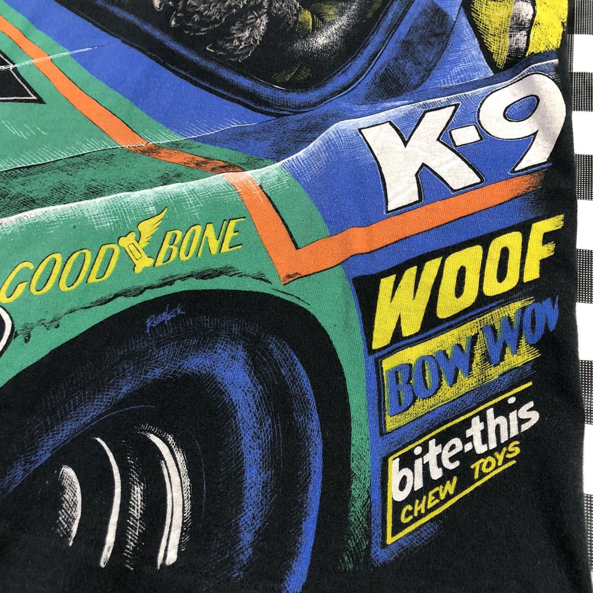 Vintage Nascar K9 Dog Racing Crazy Cats All Over Print 90s Vintage Size US XL / EU 56 / 4 - 5 Thumbnail